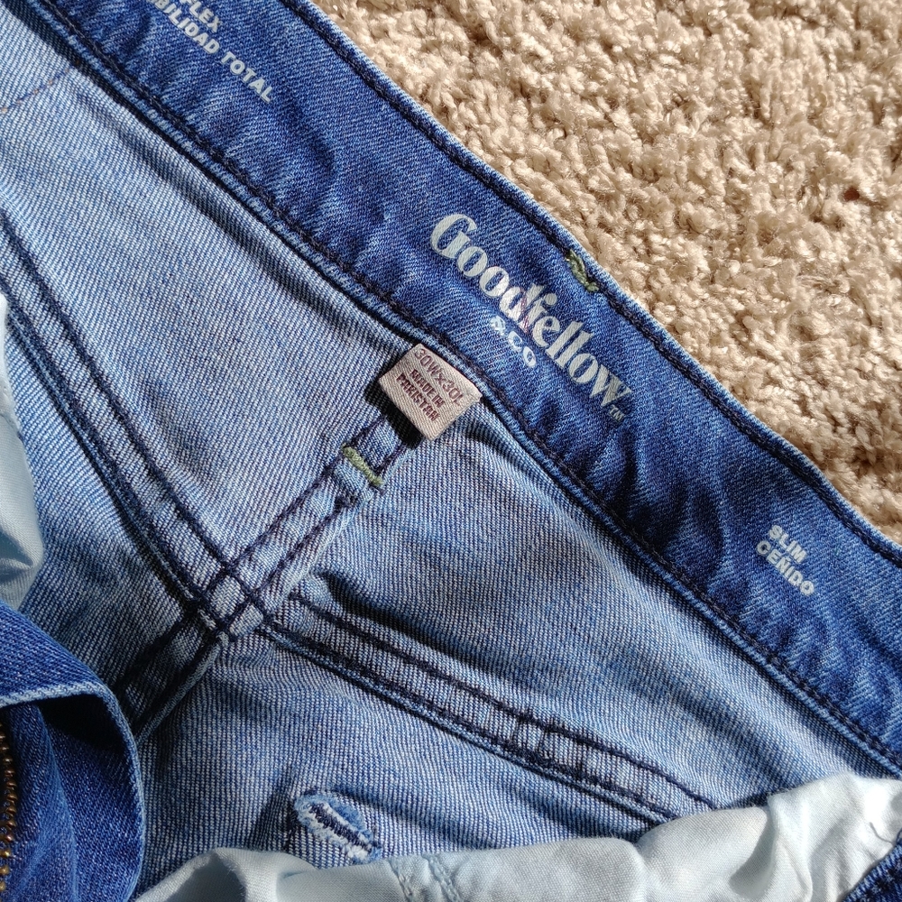 Goodfellow & Co. Men's blue jeans 30 x 30 - Picture 3 of 10